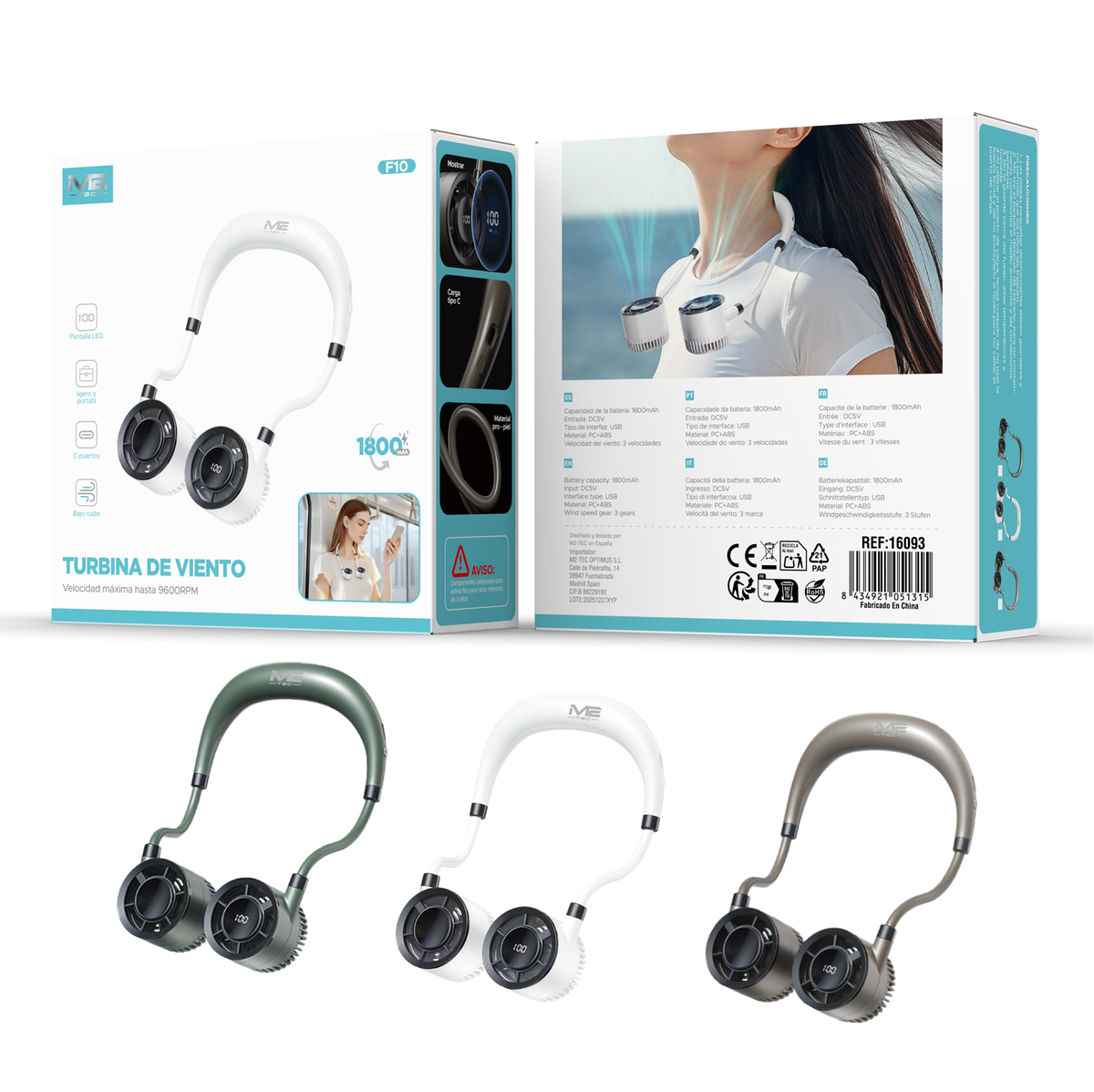 Ventilador de cuello M2