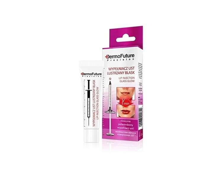 Lip Injection Glass Glow - Aceite Labial Voluminizador de DermoFuture (12 ml)