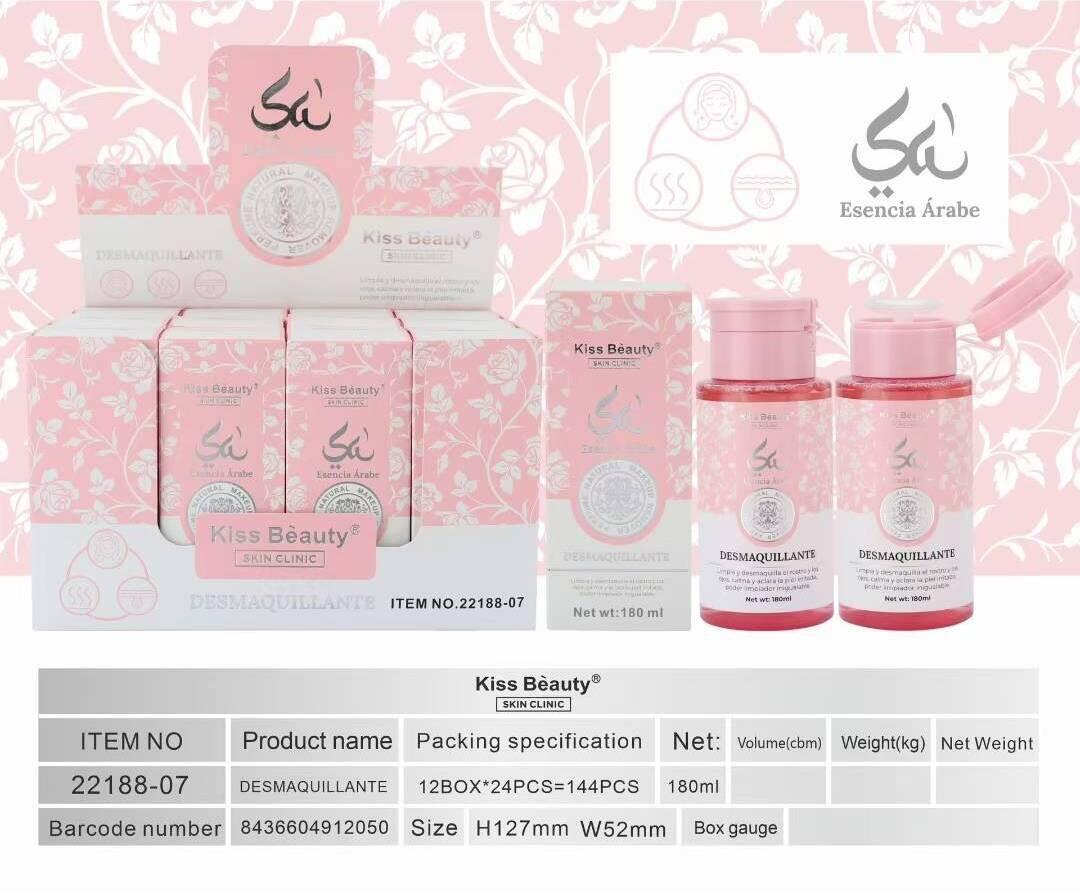 Desmaquillante Facial Esencia Arabe 180ML – KISS BEAUTY