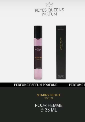 Perfume Eau de Toilette Starry Night Crystal pour Femme 33 ml