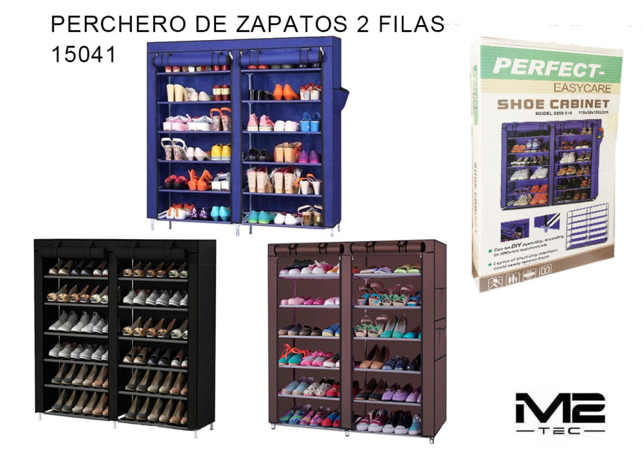 Perchero de Zapatos 2 Columnas · 6 Filas