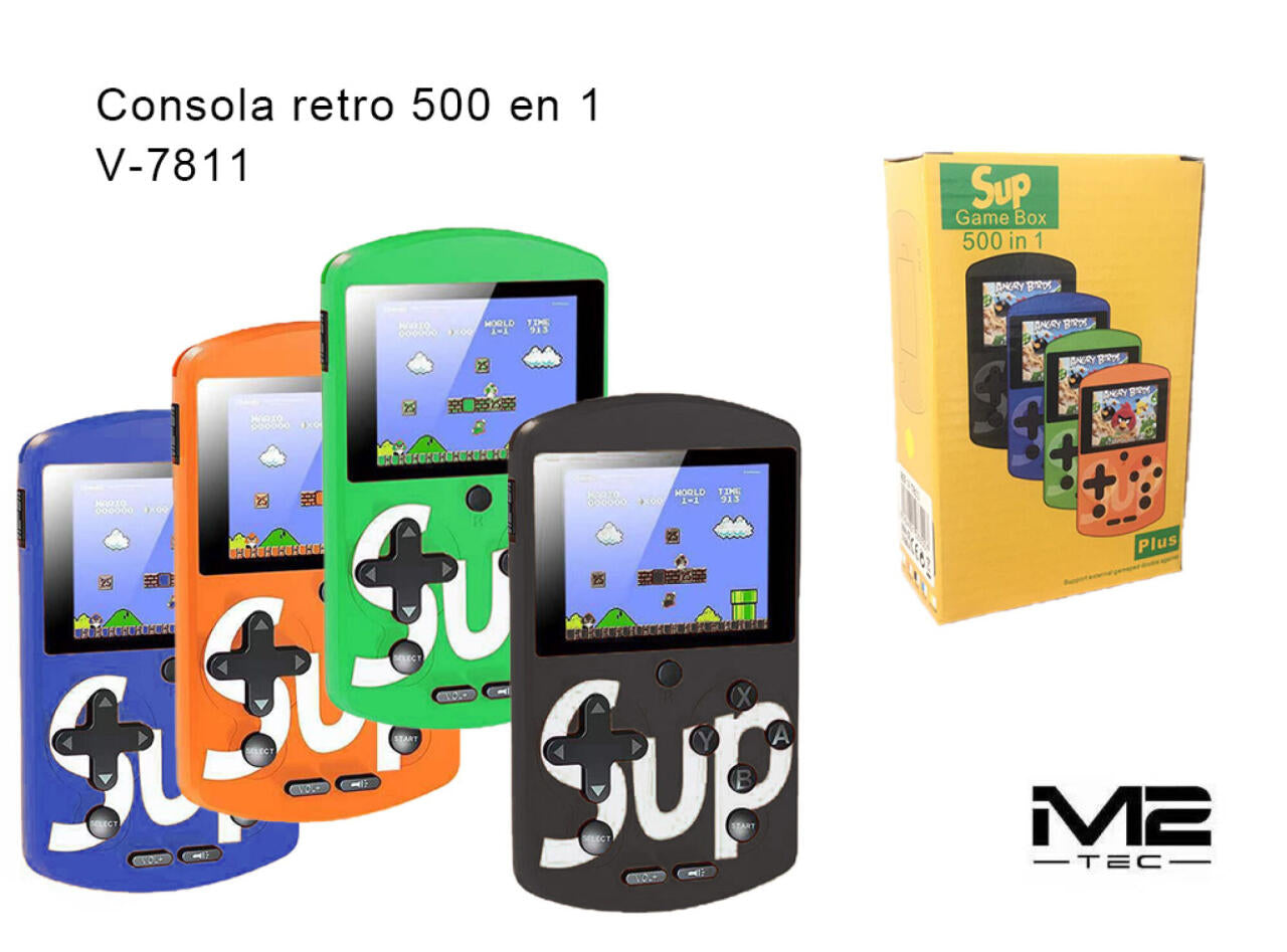 Consola Retro 500 en 1 Portátil