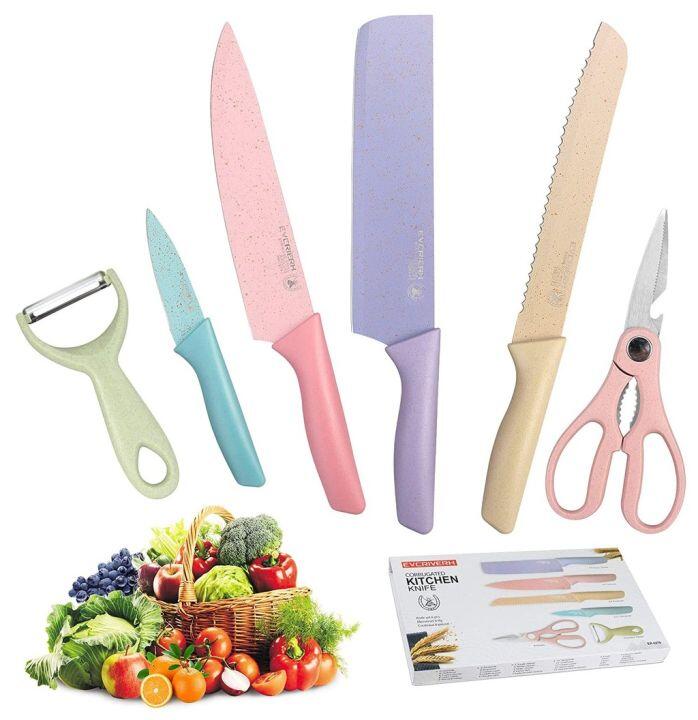 Juego de cuchillos de cocina corrugados ER-0278