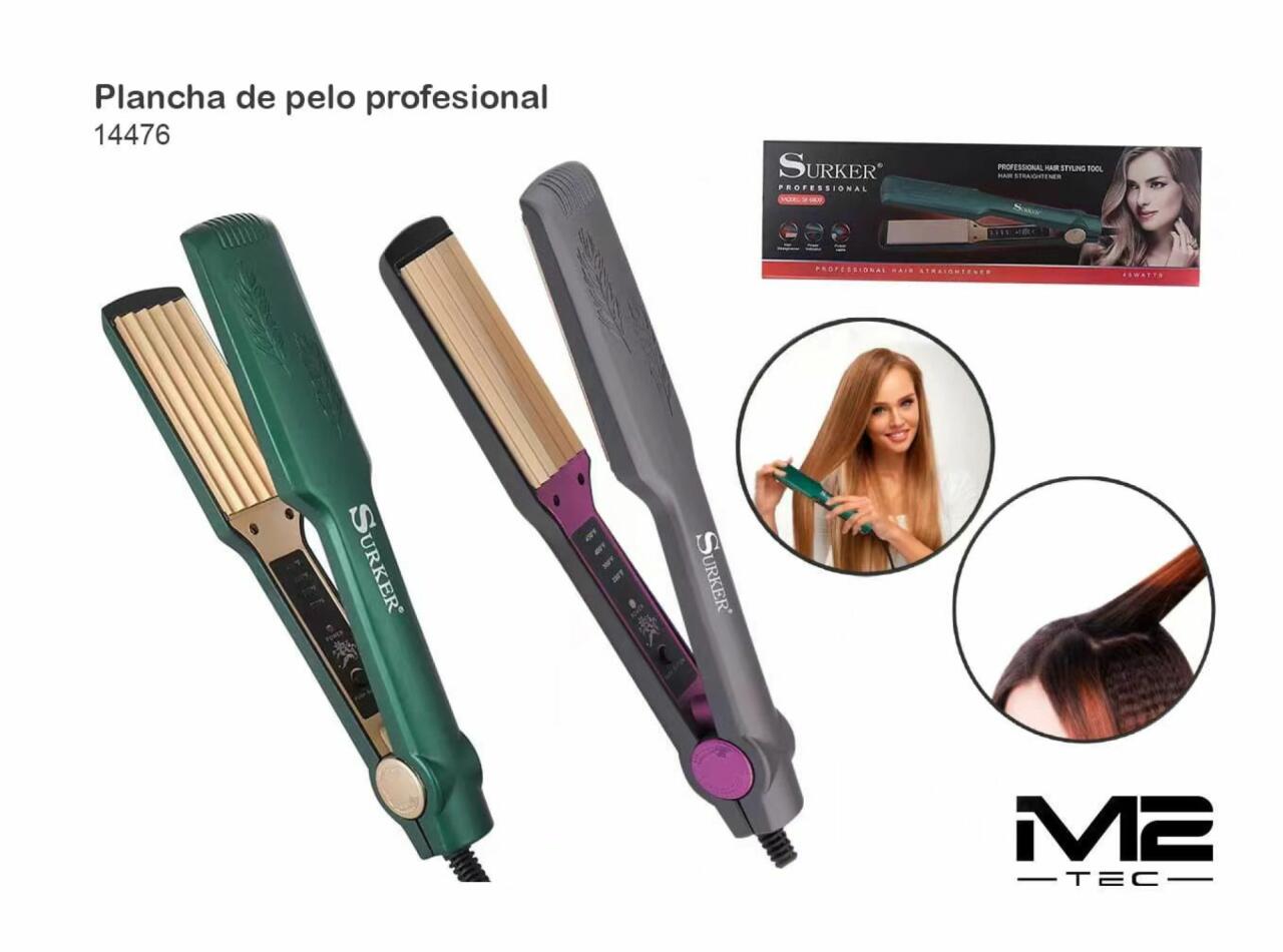 Plancha de Pelo Profesional SURKER – Alisado Perfecto con Acabado de Salón