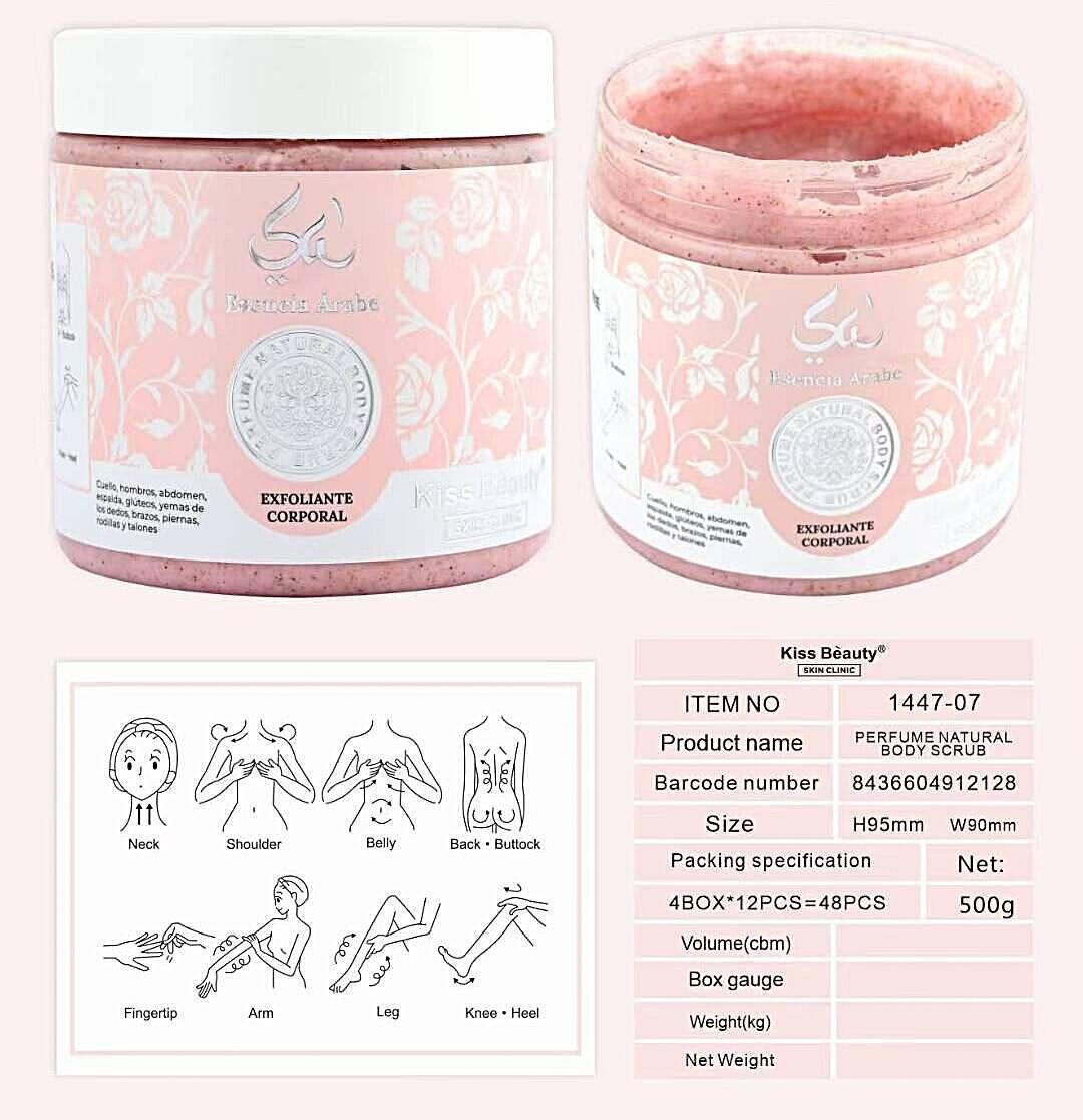 Exfoliante Corporal Esencia Árabe 500 ml – Kiss Beauty
