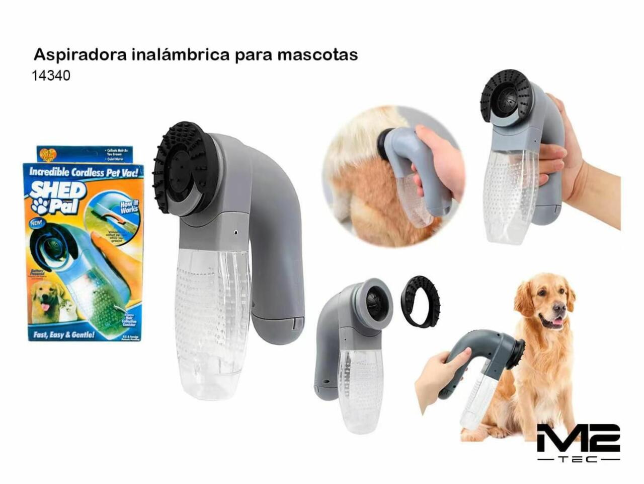 Aspirador de Mascotas Inalámbrico Potente y Portátil
