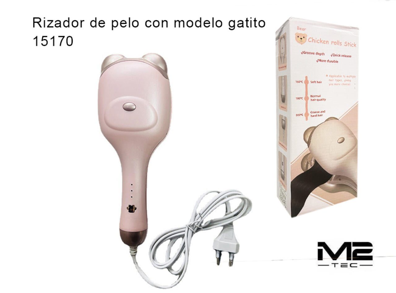 Rizador de Pelo Modelo Gatito – Estilo Divertido y Ondas Perfectas