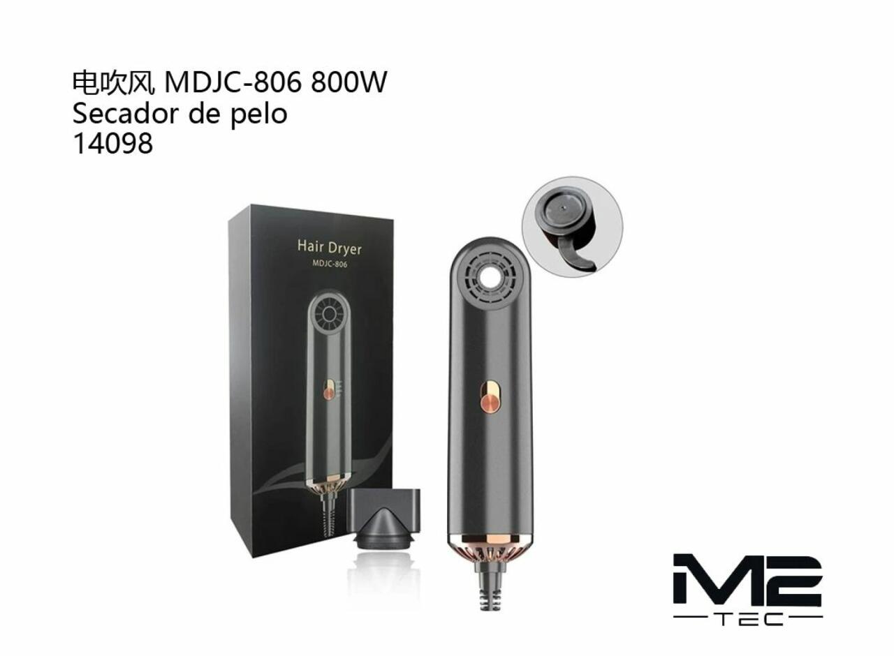 Secador de Pelo 800W Compacto – Potente, Ligero y Perfecto para Uso Diario