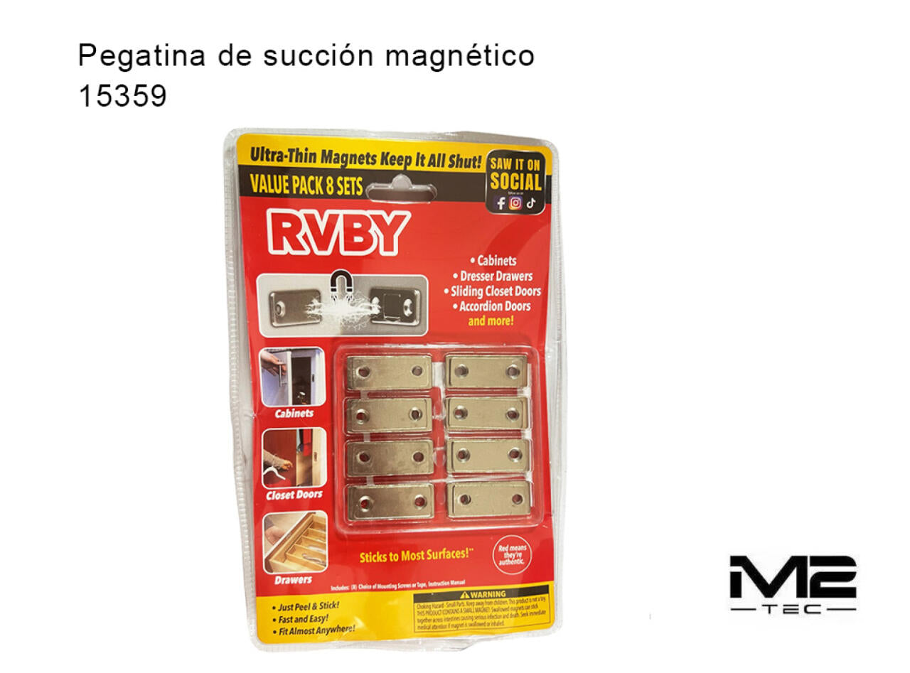 Pegatina Magnética para Puertas de Closet, Cajones y Gabinetes
