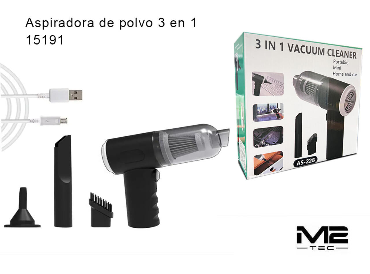 Aspiradora de Polvo 3 en 1 Multifunción