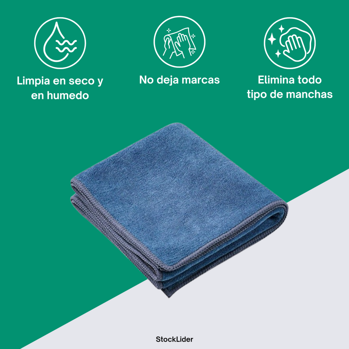 Paño de microfibra ultra absorbente