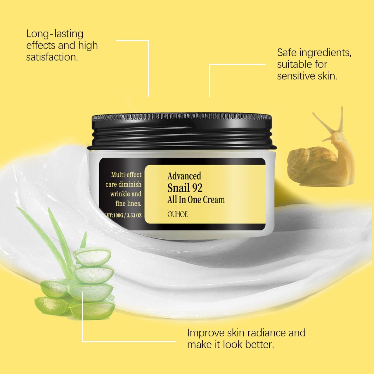 Crema Facial Caragol Advanced 92 100 Gr – Hidratació i Regeneració Profunda
