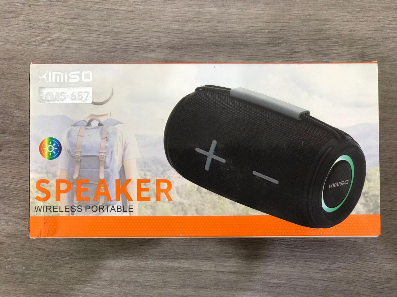 Altavoz portátil Wireless, Bluetooth 5.3, potencia 8W x2, TWS, 1500mah, KIMISO KMS-657