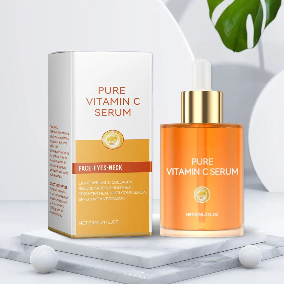 Sérum de Vitamina C Pura OUHOE (30ml) ROSTRO-OJOS-CUELLO 30ML. OUHOE