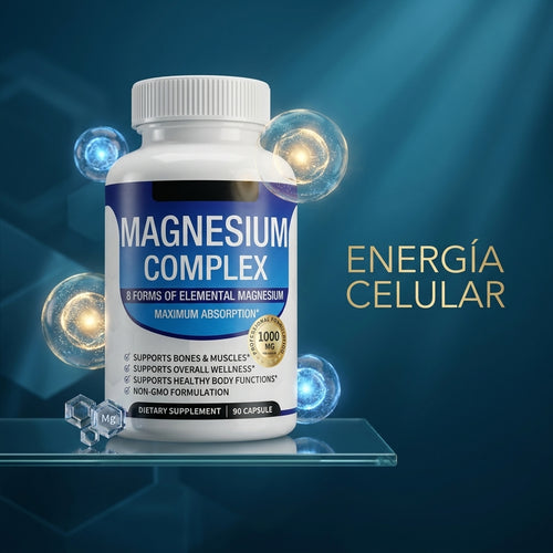 Toplux Magnesium Complex 8 Essential Magnesium Supplement 1000mg