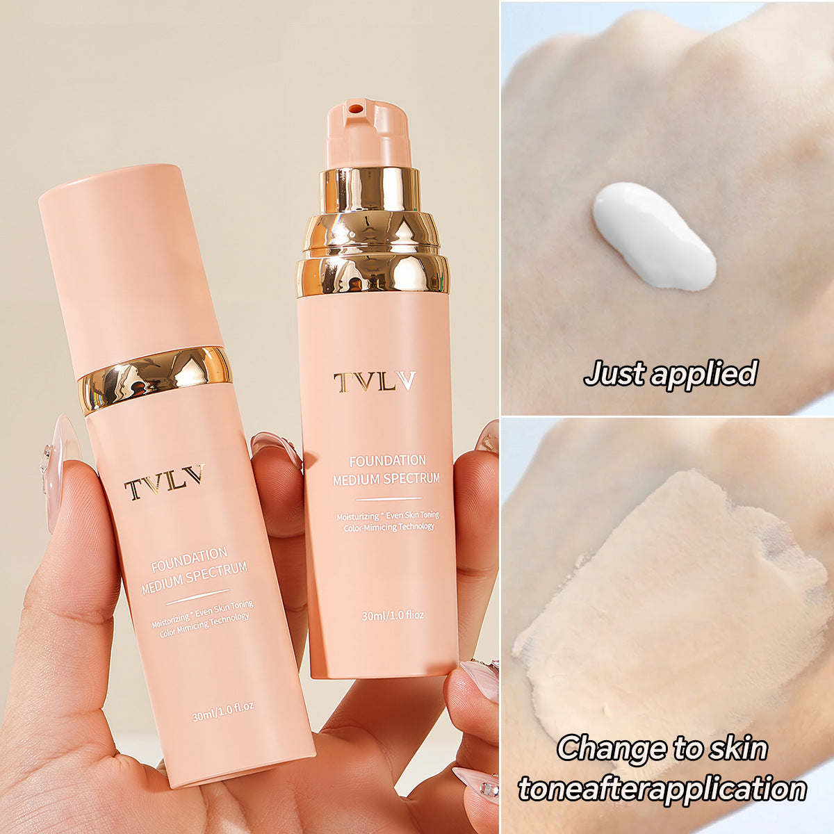 Base De Maquillaje 5 En 1 Tecnología Mimética De Color