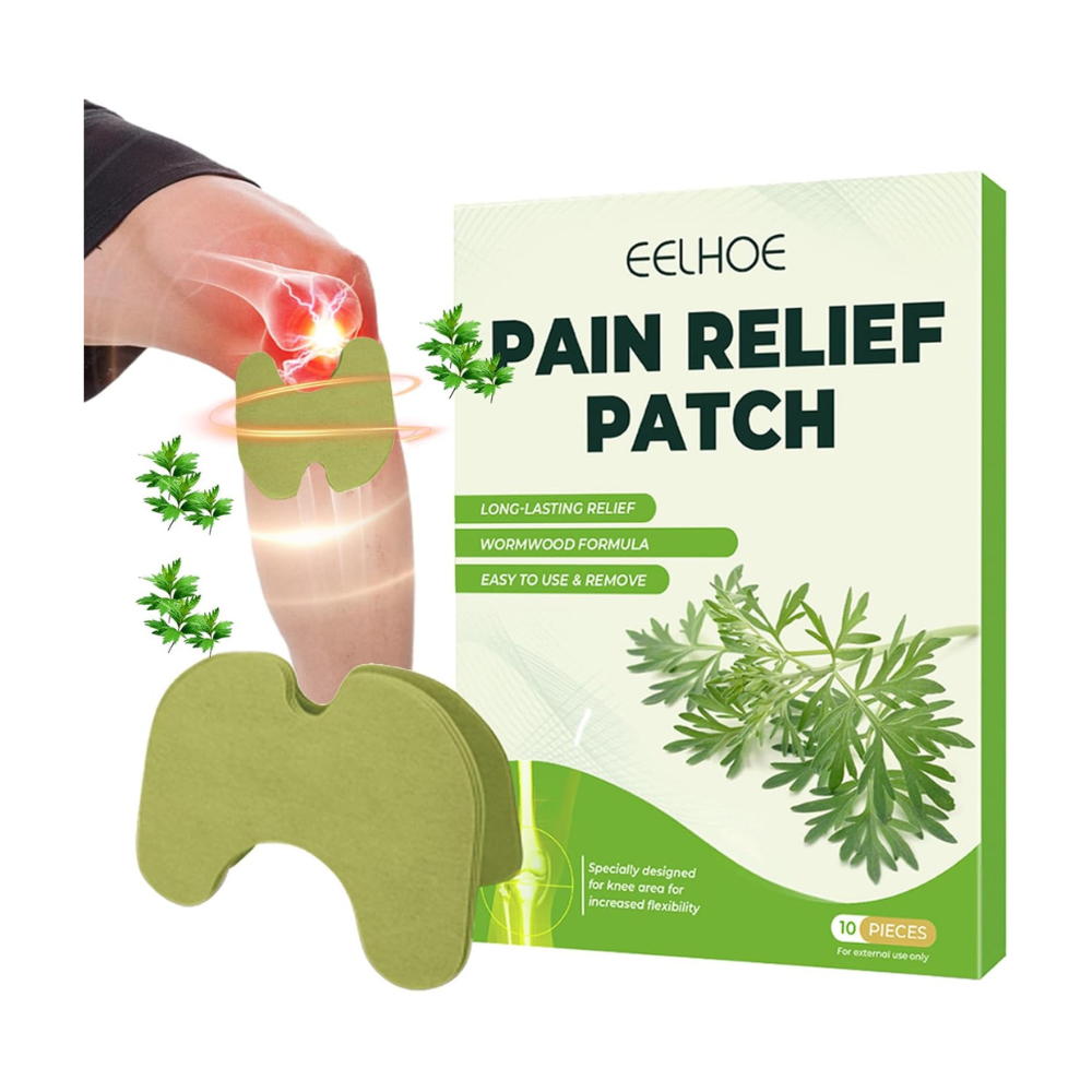 EELHOE Parches para Aliviar el Dolor de Rodilla 10 Unidades – Alivio Localizado y Práctico