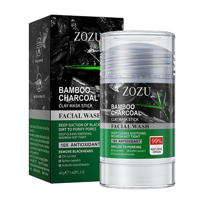 Máscara Facial em Bastão de Argila com Carvão de Bambu (40g)
