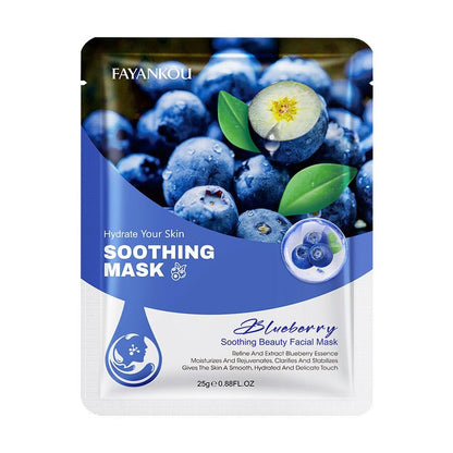 Mascarilla Facial Calmante de Arándanos 25g