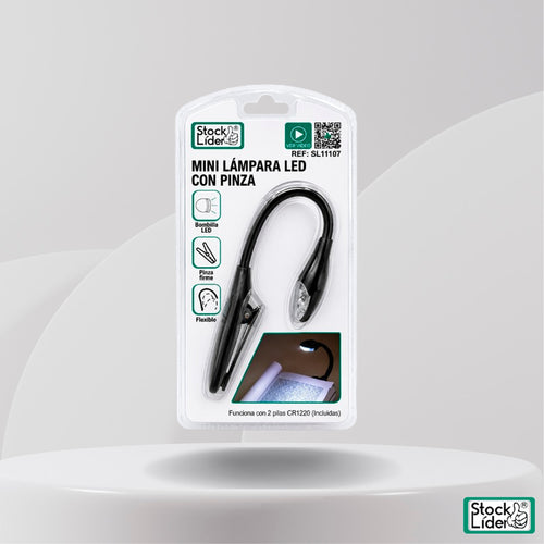 MINI LÁMPARA LED CON PINEZA