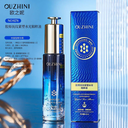Esencia hidratante reafirmante antiarrugas con colágeno 40ml. ouzhini