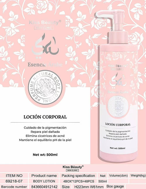 Loción Corporal Esencia Árabe 500 ml – Kiss Beauty