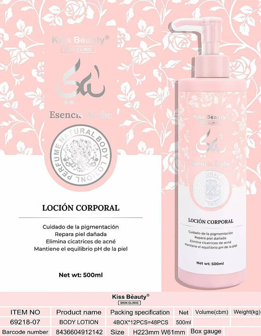 Loción Corporal Esencia Árabe 500 ml – Kiss Beauty