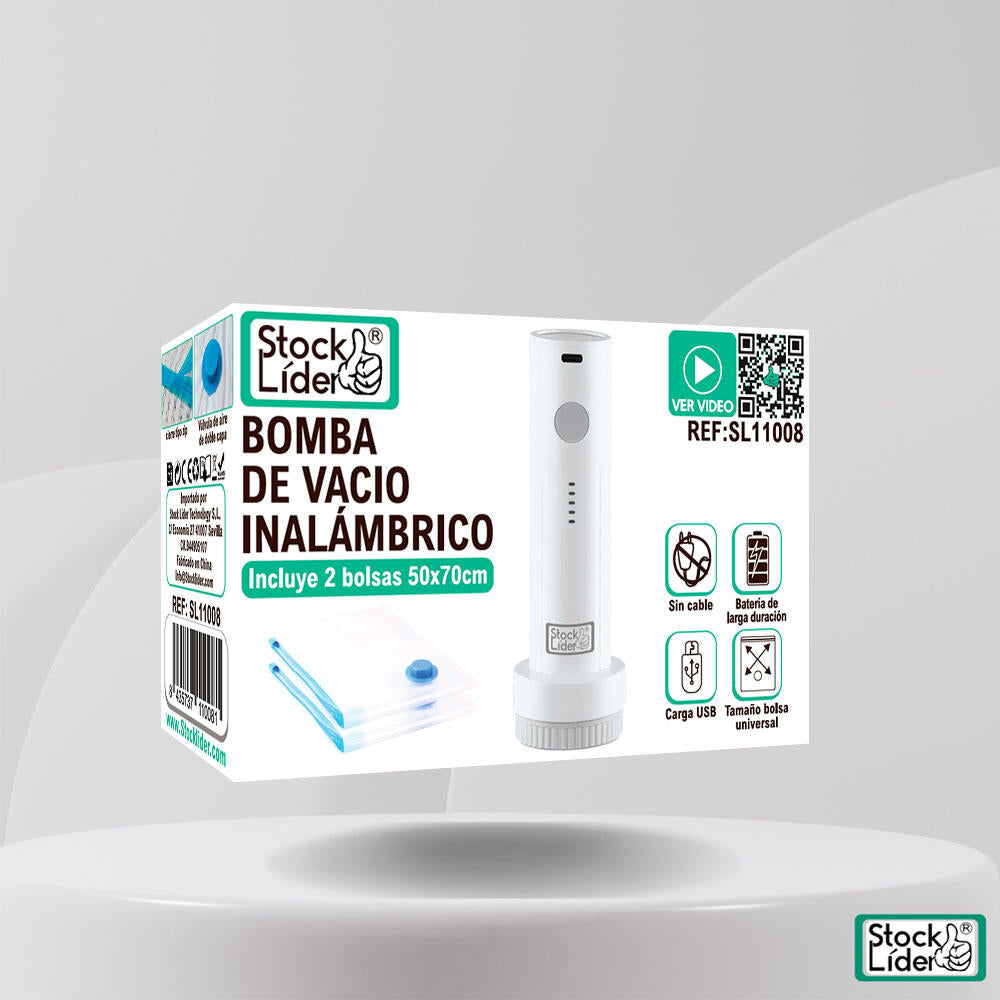Bomba de vacío inalámbrico