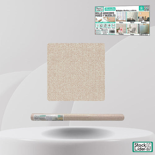 Rollo adhesivo pared y muebles 45cm x 2m