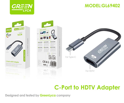 Adaptador de Puerto Tipo C a Hdtv Gren Lyca GL69402