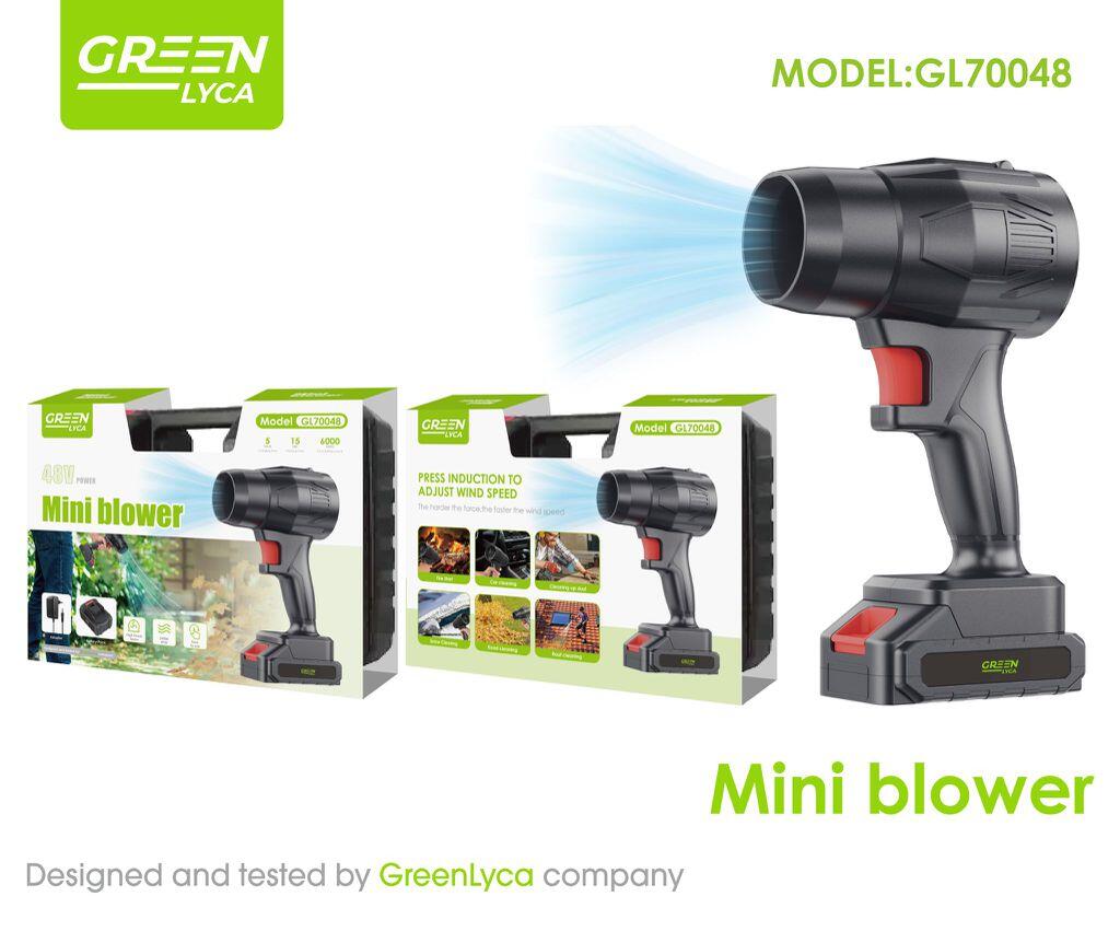 Soplador de aire, 2 baterías de 48 W, 29000 rpm, Green Lyca GL70322