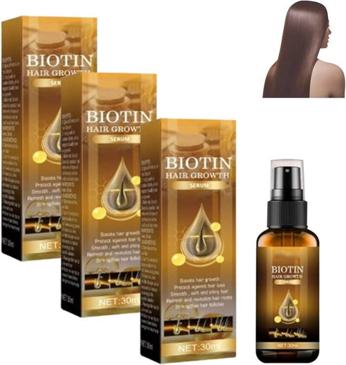 Spray Capilar com Biotina – Estimula o Crescimento e Fortalece o Cabelo (30 ml)