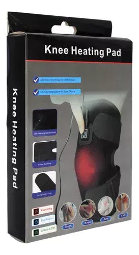 Rodillera térmica con función de calentamiento ajustable.