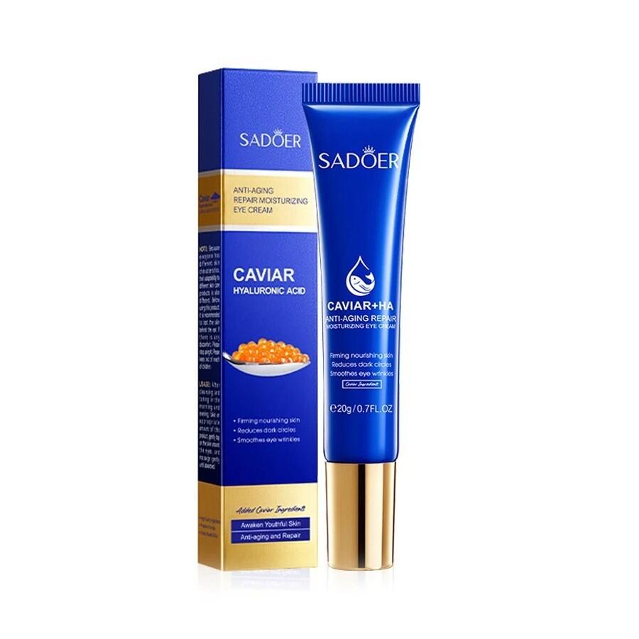 Contorno de Ojos Reparador SADOER con Caviar y Ácido Hialurónico 20 g