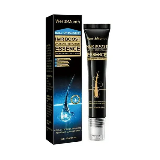 Essência Regeneradora Antiqueda de Cabelo Roll-On (20ml) – Fortalece e Estimula o Crescimento Capilar