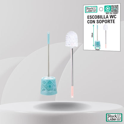 Escobilla WC con soporte