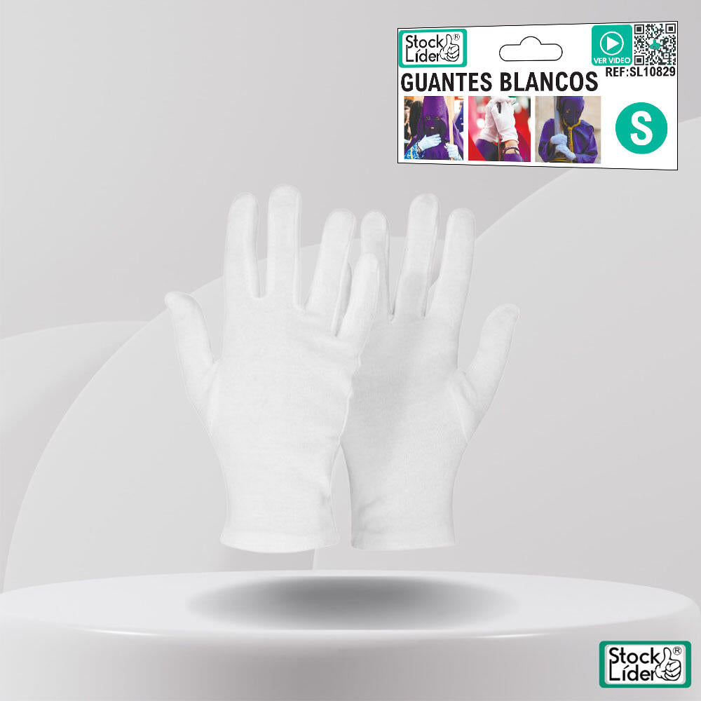 Guantes blancos