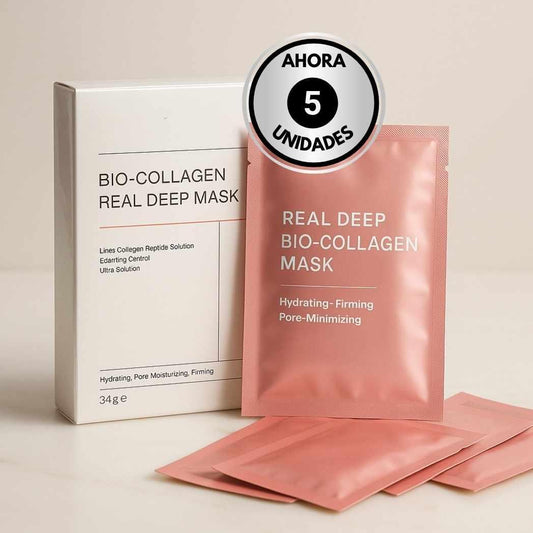 Máscaras de Biocolagénio - INCLUI 5 Máscaras