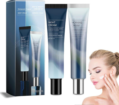 Kit Crema Hidratante de Día y Noche con Extracto de Centella Asiática 🌙☀️🌿