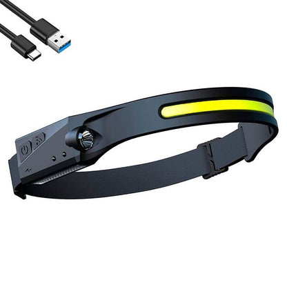 Linterna Frontal con Sensor Led