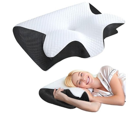 Almohada Ergonómica Cervical de Contorno | Soporte Adaptable para Descanso