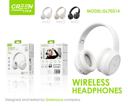 Cascos Bluetooth 5.4, HI-Fi, 200mah, Green Lyca gl70314