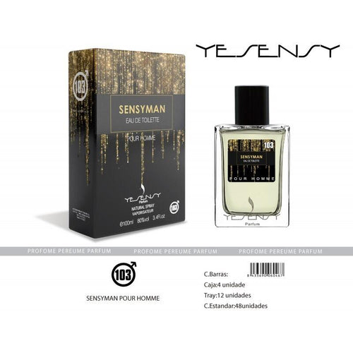 Perfume Eau de Toilette Sensyman pour Homme 100ml – Sensualidad Masculina y Estilo Moderno en Gran Formato