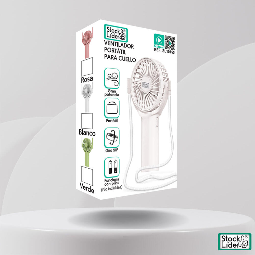 Ventilador con cuerda de pila