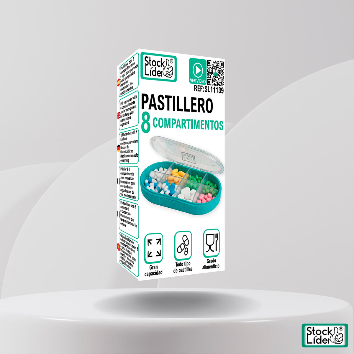 Pastillero 8 Compartimentos