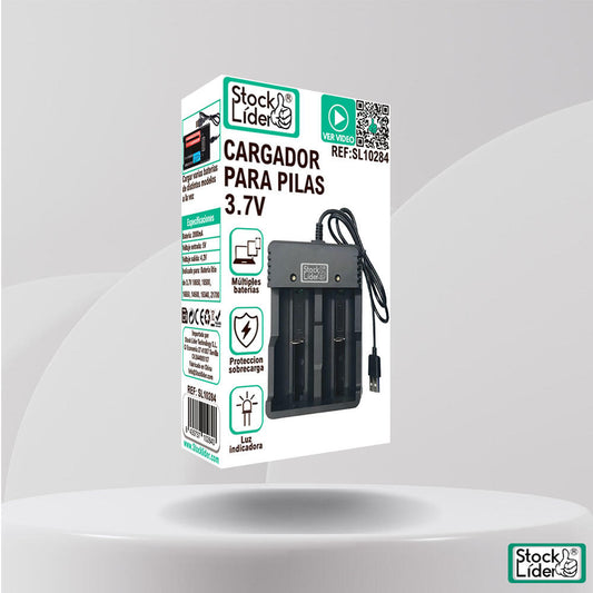 Cargador para pilas 3.7 V