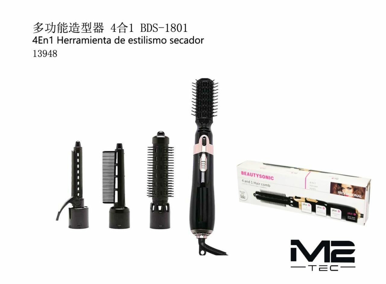 Herramienta de Estilismo 4 en 1 con Secador Profesional