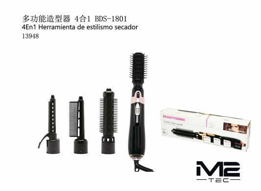Herramienta de Estilismo 4 en 1 con Secador Profesional