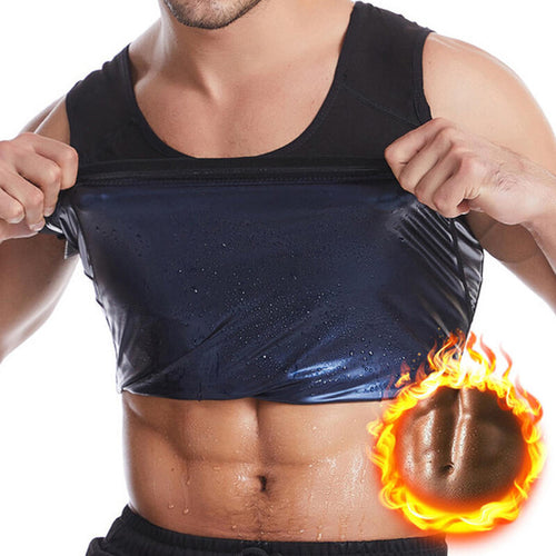 Camiseta o Chaleco Sauna Hombre – Quema Grasa y Moldea el Cuerpo Más Rápido