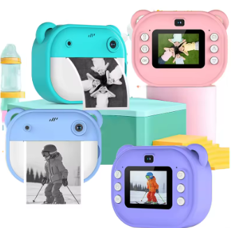 Camara Infantil Instantánea con Impresora Integrada